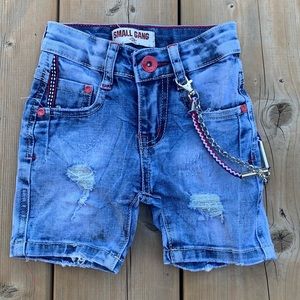 NWOT Small Gang Jean Shorts